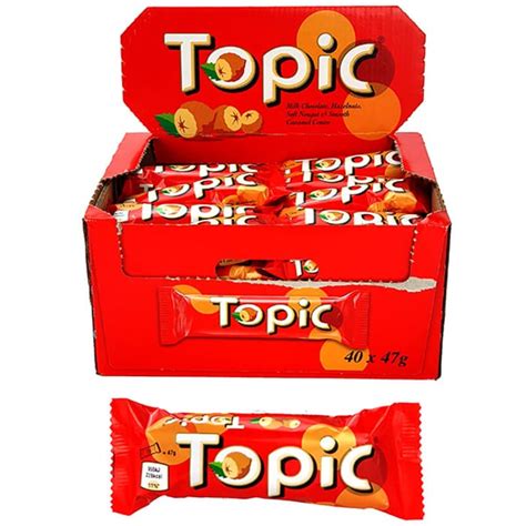 40 X Topic 47g Standard Chocolate Bars, £12 at Yankee Bundles