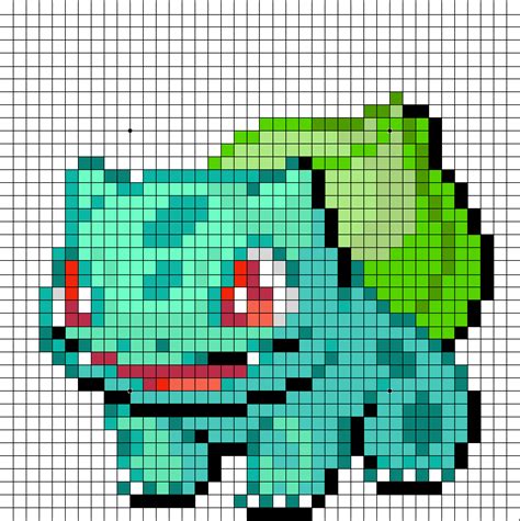 Pixel Art Pokemon, Pokemon Bead, Pokemon Perler Beads, Minecraft Pixel ...