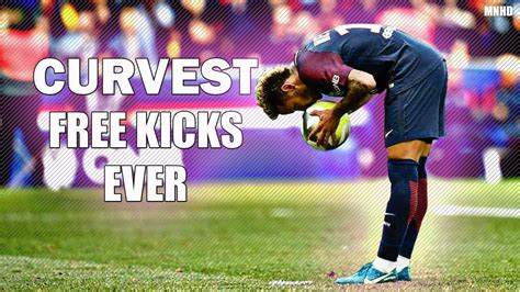 Neymar Jr Curvest Free kicks Ever - HD - YouTube