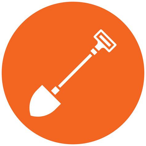 Shovel Icon Style 8743340 Vector Art at Vecteezy