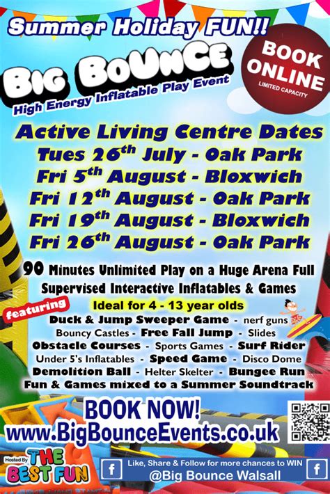 Bloxwich Summer Big Bounce pt1 at Bloxwich Active Living Leisure Centre ...