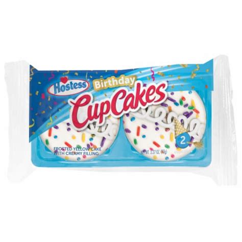 Hostess® Single-Serve Birthday Cupcakes, 2 ct / 3.27 oz - Pick ‘n Save