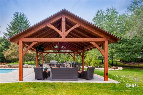 20x40 Timber Frame Pavilion | Timber Frame Pavilion for Sale