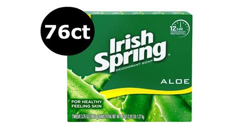 Irish Spring Aloe Vera Bar Soap $0.45 each Shipped on Amazon - Daily ...