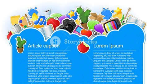 Entertainment Template. Vector. Royalty-Free Stock Image - Storyblocks