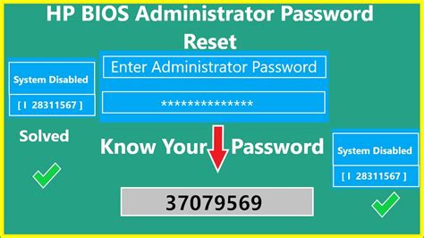 How to reset HP BIOS Administrator Password /reset BIOS Setup password ...