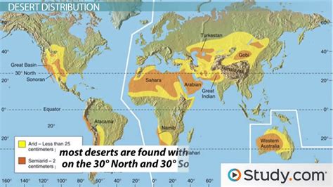 Earth's Deserts: Definition, Distribution & Location - Video & Lesson ...