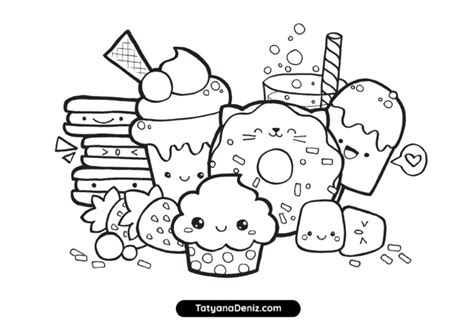 Cute Kawaii Doodle Food | PDF