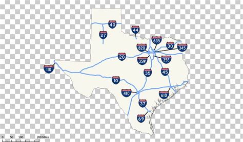 Texas Interstate 10 Map