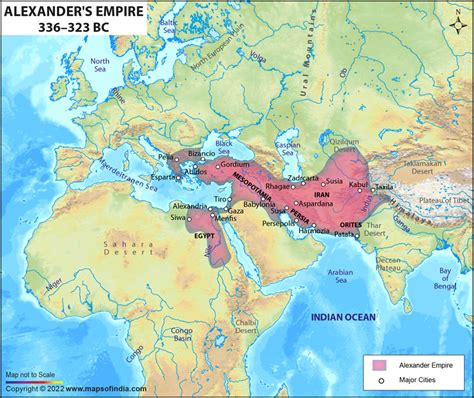 Alexander Empire Map, Sikander the Great Empire