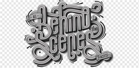 Typography Text Font, Creative Graphic Design, logo, monochrome ...