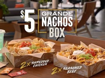 Taco Bell $5 Grande Nachos Box Commercial - Share With Yourself