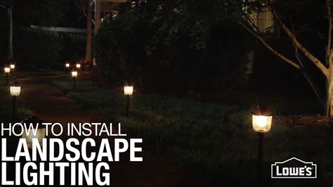 Install Landscape Lighting