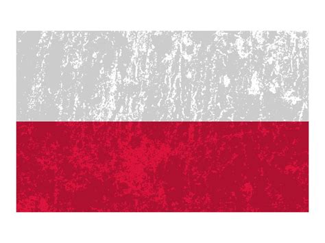 Poland flag, official colors and proportion. Vector illustration ...