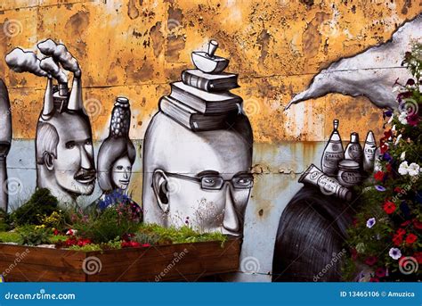 Graffiti at Urban Culture Festival Editorial Photo - Image of ...