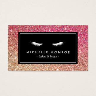 Eyelash Business Cards & Templates | Zazzle