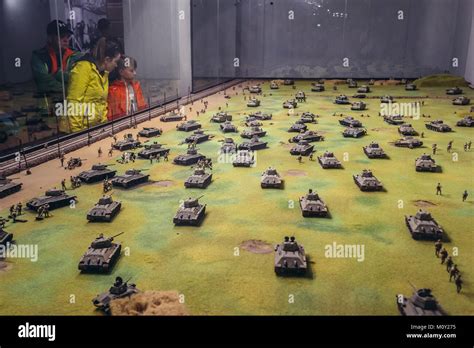 Model of Battle of Kursk - the largest World War II tank battle in ...