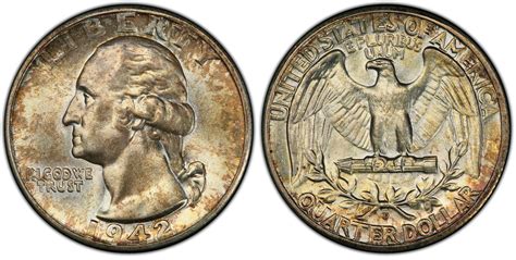 Images of Washington Quarter 1942-D 25C Doubled Die Obverse - PCGS ...