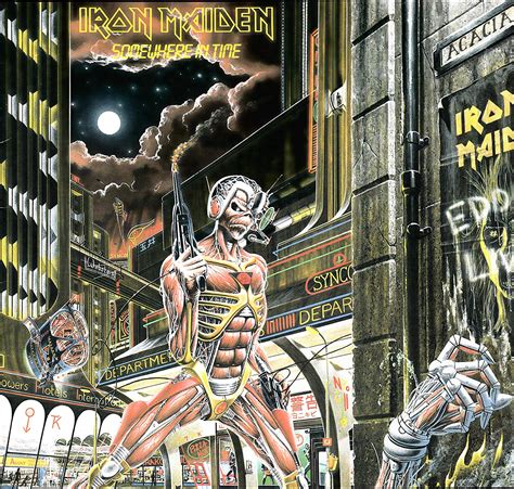 Classic Rock Covers Database: Iron Maiden - Somewhere in Time (1986)