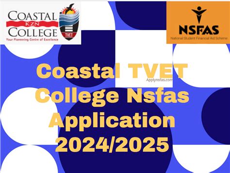 Coastal TVET College Nsfas Application 2024/2025