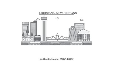 135 New Orleans Skyline Silhouette Vector Art Images, Stock Photos, 3D ...