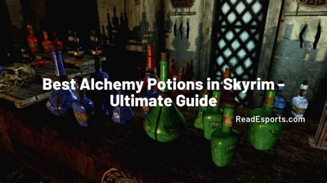 10 Best Alchemy Potions In Skyrim You Can Make - Ultimate Recipes