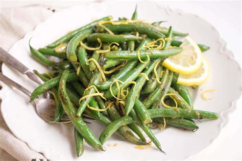 Lemon Garlic String Beans - fANNEtastic food