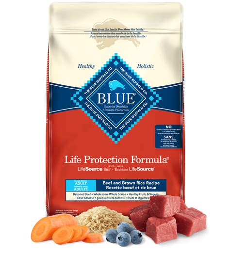 Blue Buffalo Life Protection Formula Beef Recipe Adult Large Breed Dry ...