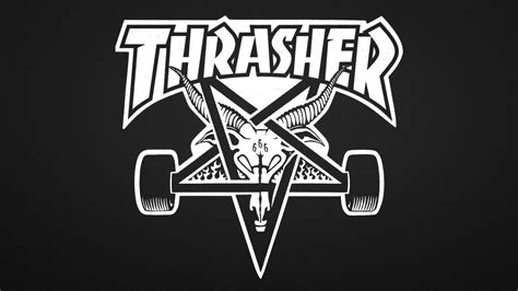 Thrasher logo #skateboarding #Thrasher #pentagram #Baphometh #skating ...