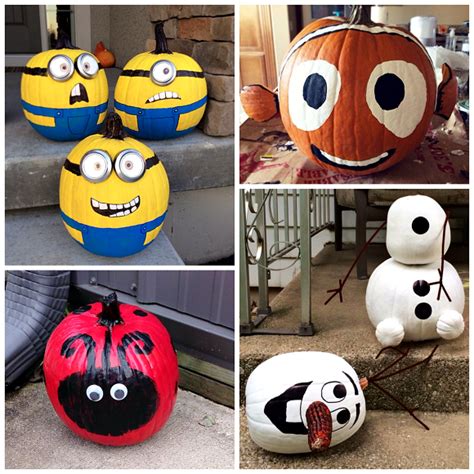 No Carve Pumpkin Painting Ideas For Kids