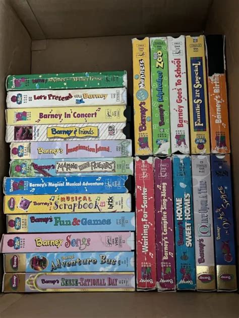 BARNEY VHS LOT - 22 Total EUR 35,99 - PicClick FR