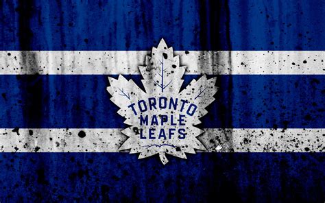 Download NHL Emblem Logo Toronto Maple Leafs Sports 4k Ultra HD Wallpaper