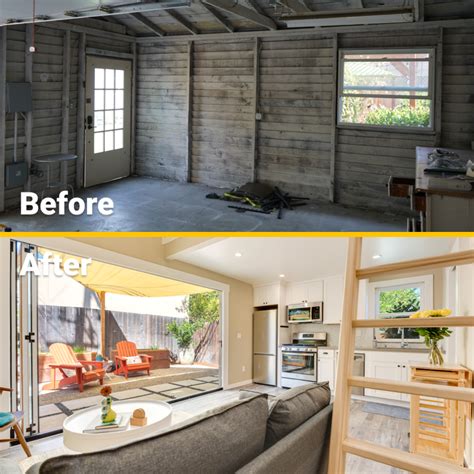 6 Shocking Garage Conversion Before and After Photos - Maxable