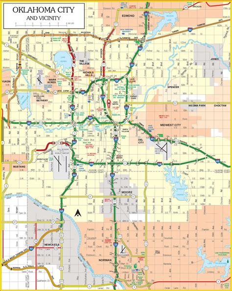 Oklahoma City Map - Free Printable Maps