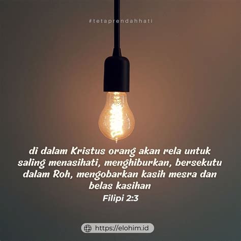 TETAP RENDAH HATI – Elohim Ministry