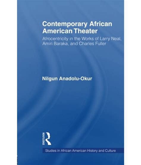 Contemporary African American Theater: Buy Contemporary African ...