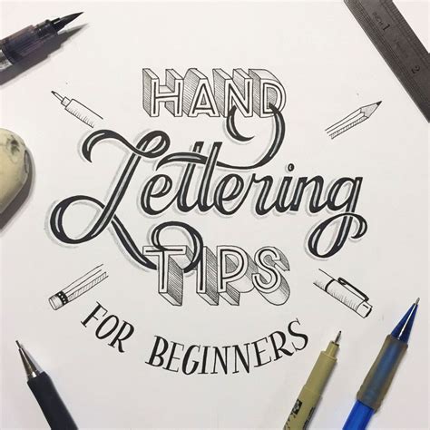 Easy Hand Lettering Alphabet