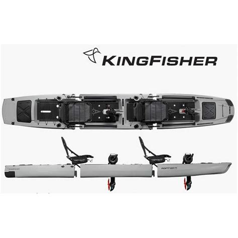 Point 65 Kingfisher Kayak - Pedal drive, Modular, Tandem