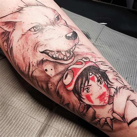 53 Princess Mononoke Tattoo Ideas