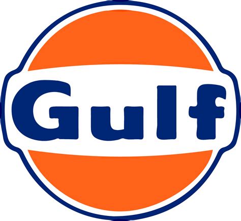 Gulf Oil Lubricants logo in transparent PNG format