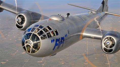 Majestic World War II bombers flying at Evansville airport on Sept. 22