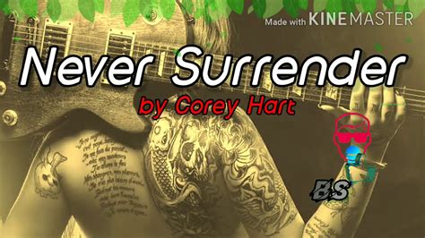 Never Surrender (lyrics) - Corey Hart - YouTube