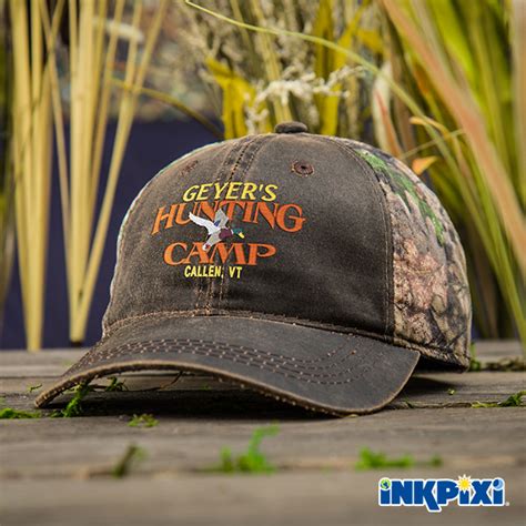 Duck Hunting Camp Two-Tone Camo Custom Hats