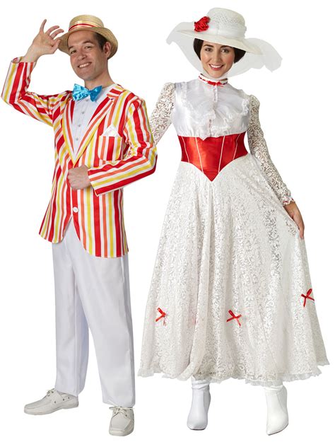 Mary Poppins or Bert Jolly Holiday Fancy Dress Disney Movie Adults ...