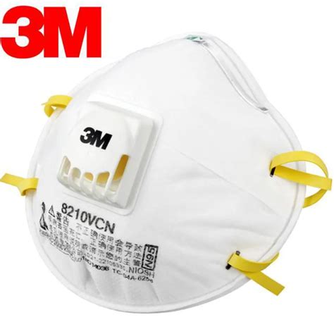 3M 8210V Respirator Mask Coolflow Valve Particles Respirator Mask PM2.5 ...