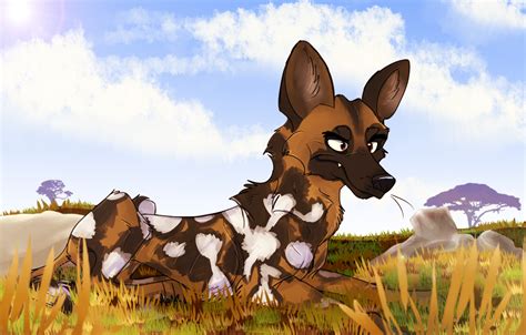 African Wild Dog by Rainie-Painie on DeviantArt