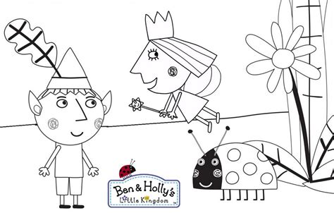 16 Cute Ben and Holly Coloring Pages for Kids - Coloring Pages