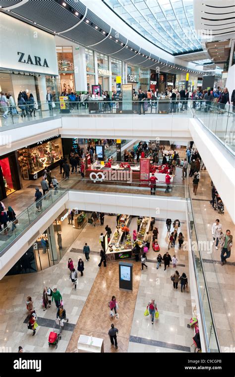 Westfield Stratford City shopping mall, London, England, UK Stock Photo ...