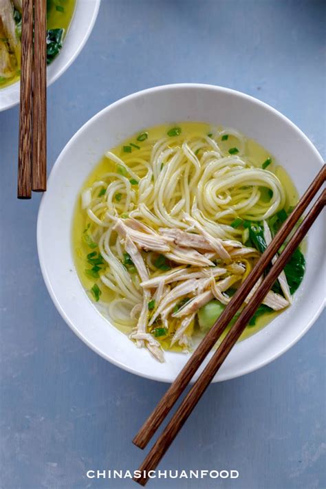 Chinese Chicken Noodle Soup - China Sichuan Food