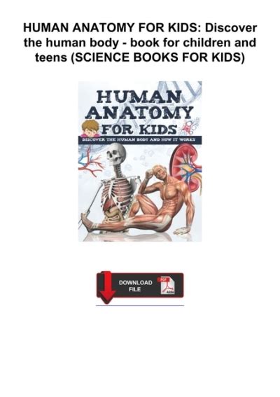 PDF ️Download ️ HUMAN ANATOMY FOR KIDS: Discover the human body - book ...